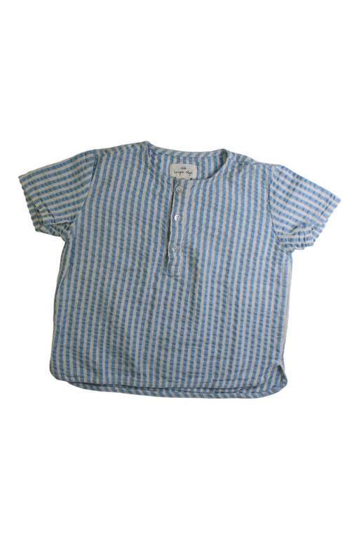 A Blue Short Sleeve Shirts from Konges Sløjd in size 12-18M for boy. (Front View)
