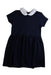 A Navy Short Sleeve Dresses from Polo Ralph Lauren in size 3T for girl. (Front View)