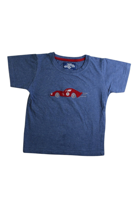 A Blue Short Sleeve T Shirts from Thomas Brown in size 4T for boy. (Front View)