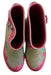 A Multicolour Rain Boots from Joules in size 7Y for girl. (Back View)