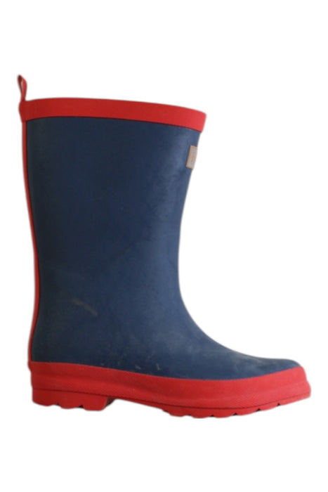 A Blue Rain Boots from Hatley in size 7Y for neutral. (Front View)