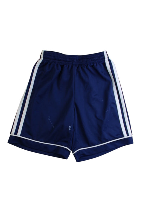 A Navy Active Shorts from Adidas in size 9Y for boy. (Front View)