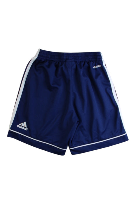 A Navy Active Shorts from Adidas in size 9Y for boy. (Back View)
