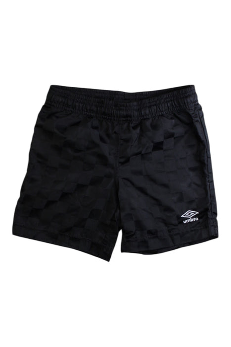 A Black Active Shorts from Umbro in size 4T for boy. (Front View)