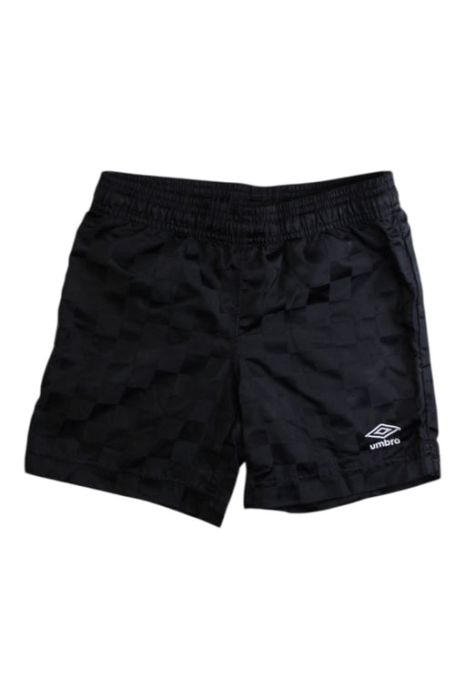 A Black Active Shorts from Umbro in size 4T for boy. (Front View)