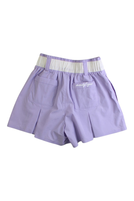 A Purple Active Shorts from Moody Tiger in size 5T for girl. (Back View)