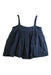 A Navy Sleeveless Tops from Bonton in size 6T for girl. (Back View)