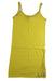 A Yellow Sleeveless Dresses from Excuse My French in size 6T for girl. (Front View)