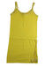 A Yellow Sleeveless Dresses from Excuse My French in size 6T for girl. (Front View)
