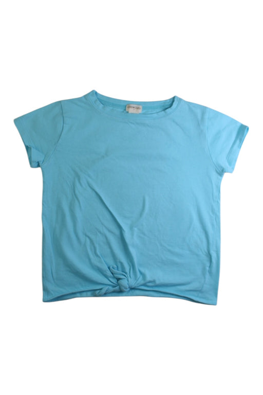 A Blue Short Sleeve T Shirts from Crewcuts in size 6T for girl. (Front View)