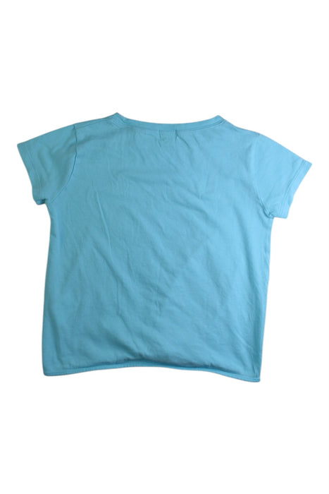 A Blue Short Sleeve T Shirts from Crewcuts in size 6T for girl. (Back View)