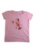 A Pink Short Sleeve T Shirts from Crewcuts in size 6T for girl. (Front View)