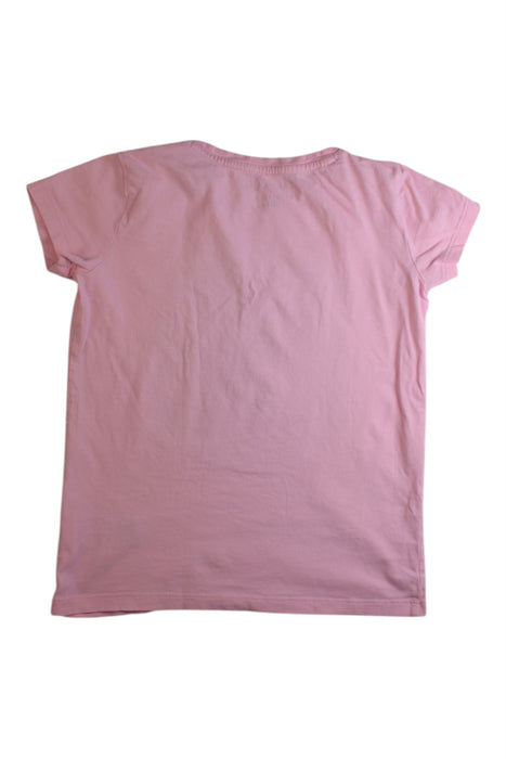 A Pink Short Sleeve T Shirts from Crewcuts in size 6T for girl. (Back View)