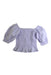A Purple Short Sleeve Tops from Seed in size 5T for girl. (Front View)
