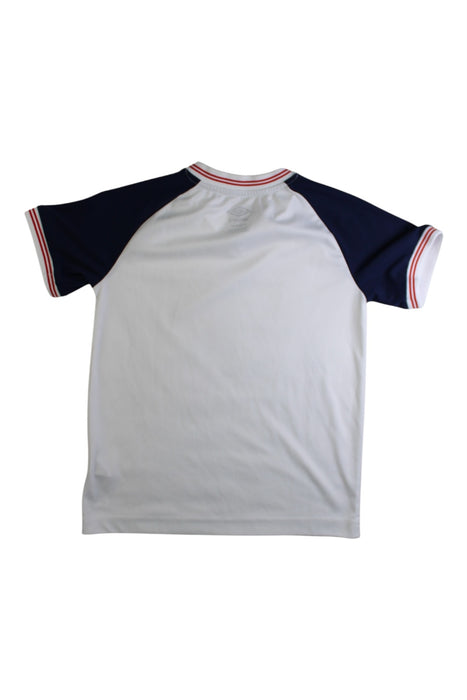 A White Short Sleeve T Shirts from Umbro in size 6T for boy. (Back View)