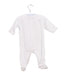 A White Onesies from DPAM in size 0-3M for girl. (Back View)