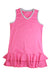 A Pink Sleeveless Dresses from Little Miss Tennis in size 7Y for girl. (Front View)