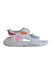 A White Sandals from Adidas in size 12-18M for girl. (Front View)
