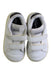 A White Sneakers from Adidas in size 12-18M for boy. (Back View)