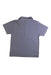 A Navy Short Sleeve Polos from Crewcuts in size 4T for boy. (Back View)