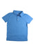 A Blue Short Sleeve Polos from Crewcuts in size 4T for boy. (Front View)