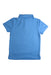 A Blue Short Sleeve Polos from Crewcuts in size 4T for boy. (Back View)