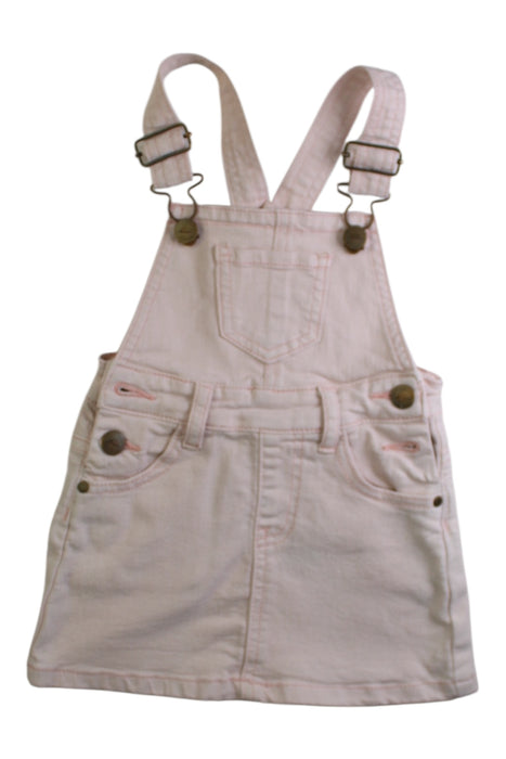 A Pink Overall Dresses from Jamie Kay in size 6-12M for girl. (Front View)