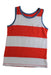 A Red Sleeveless Shirts from Crewcuts in size 4T for boy. (Front View)