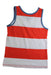 A Red Sleeveless Shirts from Crewcuts in size 4T for boy. (Back View)