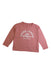 A Pink Long Sleeve T Shirts from Monoprix in size 5T for boy. (Front View)