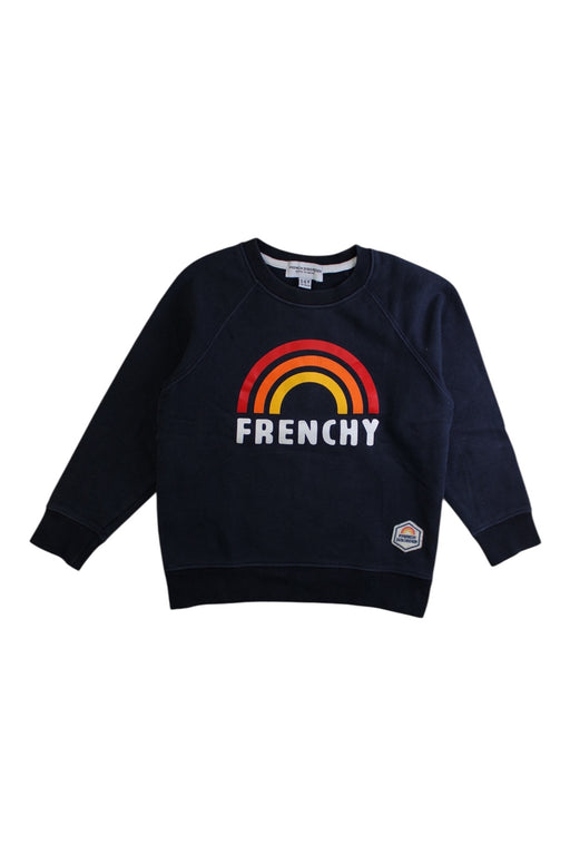 A Navy Crewneck Sweatshirts from French Disorder in size 5T for boy. (Front View)