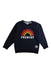 A Navy Crewneck Sweatshirts from French Disorder in size 5T for boy. (Front View)