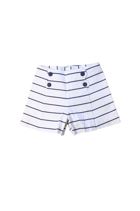 A White Shorts from Jacadi in size 3T for girl. (Front View)