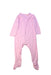 A Pink Onesies from Petit Bateau in size 2T for girl. (Back View)
