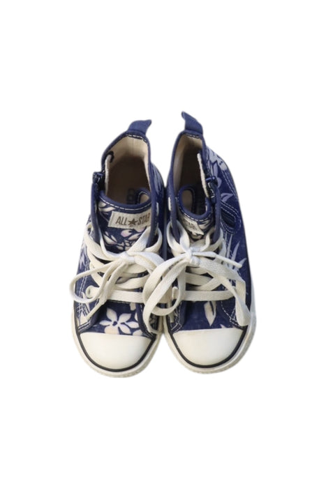 A Blue Sneakers from Converse in size 4T for neutral. (Back View)