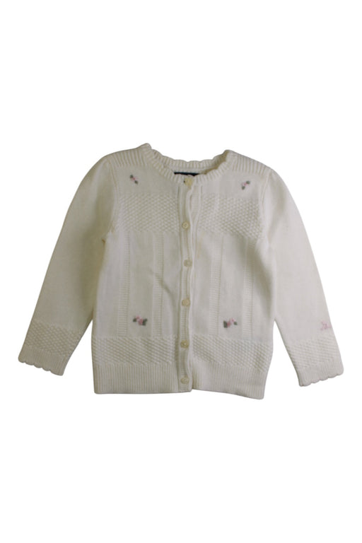 A White Cardigans from Polo Ralph Lauren in size 2T for girl. (Front View)