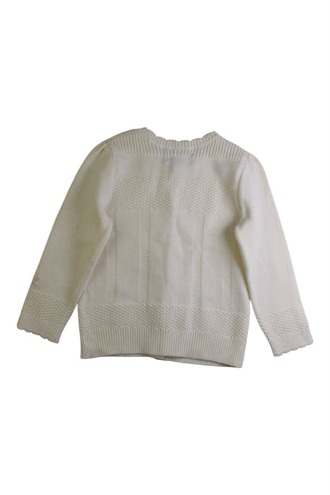 A White Cardigans from Polo Ralph Lauren in size 2T for girl. (Back View)