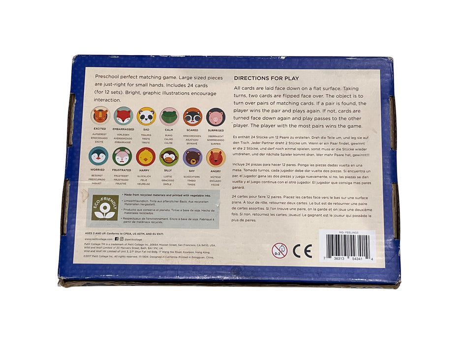 A Blue Educational Games & Activity Sets from petitcollage in size 3T for neutral. (Back View)