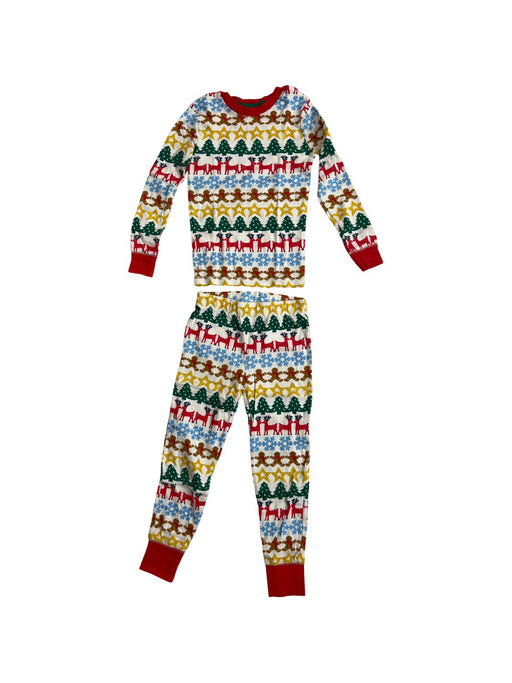 A Red Pyjama Sets from Boden in size 6T for neutral. (Front View)