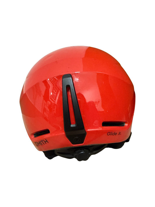 A Red Ski Helmets from Smith in size 11Y for neutral. (Back View)