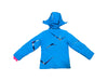 A Blue Ski Jackets from Spyder in size 14Y for girl. (Back View)