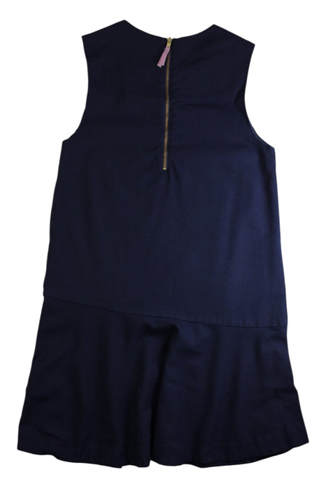 A Navy Sleeveless Dresses from Crewcuts in size 14Y for girl. (Back View)