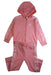 A Pink Pants Sets from Adidas in size 4T for girl. (Front View)