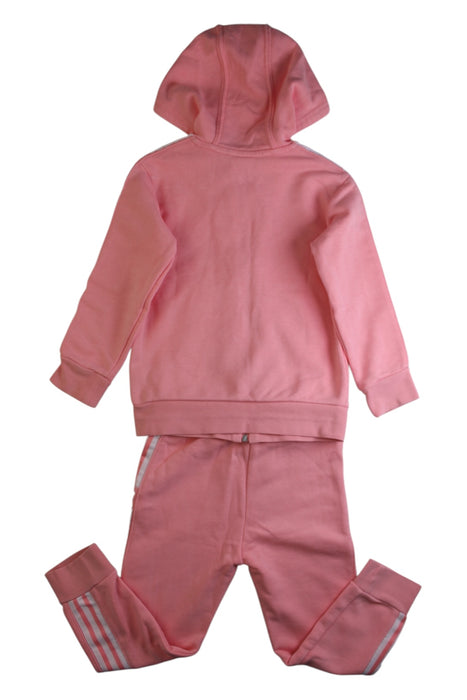 A Pink Pants Sets from Adidas in size 4T for girl. (Back View)