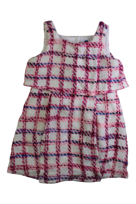 A Multicolour Sleeveless Dresses from Janie & Jack in size 4T for girl. (Front View)