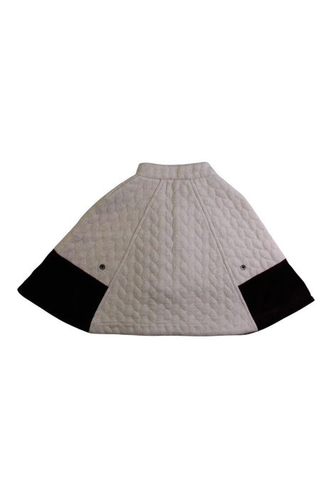 A Beige Capes & Ponchos from Oaks of Acorn in size 4T for girl. (Back View)