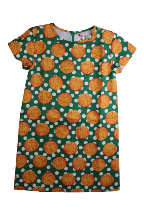 A Multicolour Short Sleeve Dresses from Lovie by Mary J in size 5T for girl. (Front View)