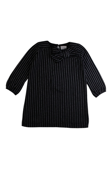 A Black Sweater Dresses from DOUUOD in size 3T for girl. (Front View)