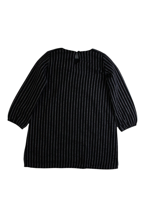 A Black Sweater Dresses from DOUUOD in size 3T for girl. (Back View)