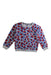 A Blue Sweatshirts from Petit Bateau in size 5T for girl. (Front View)